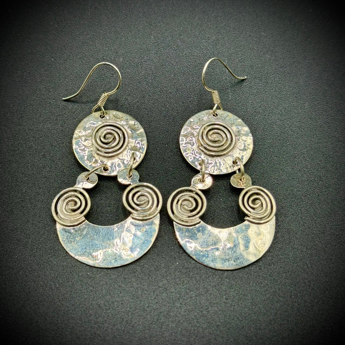 Sterling Silver .925 Artisan Crafted Mexican Earrings