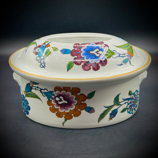 Royal Worcester Palmyra "Bride of the Desert" Lidded Casserole