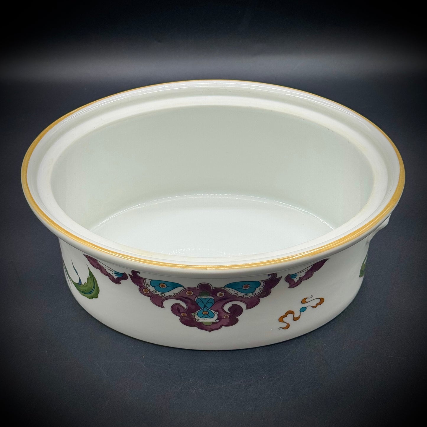 Royal Worcester Palmyra "Bride of the Desert" Lidded Casserole