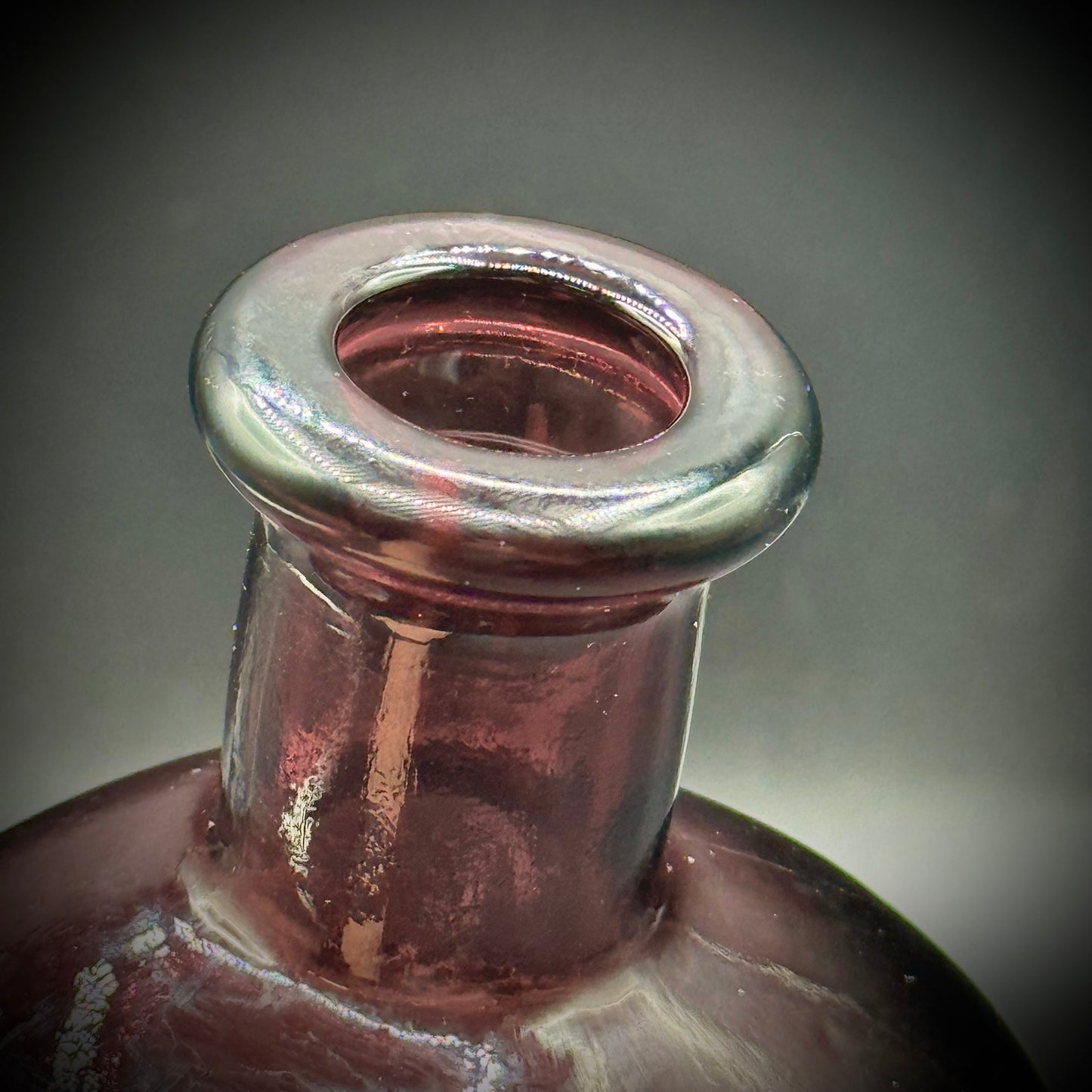 Vintage Wheaton Amethyst Glass George Washington Bottle