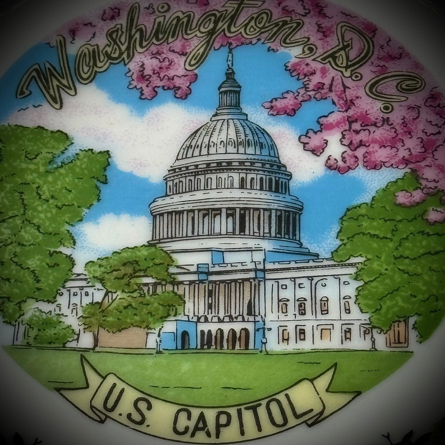 Vintage Washington D.C. Sights Dish - Made in Japan