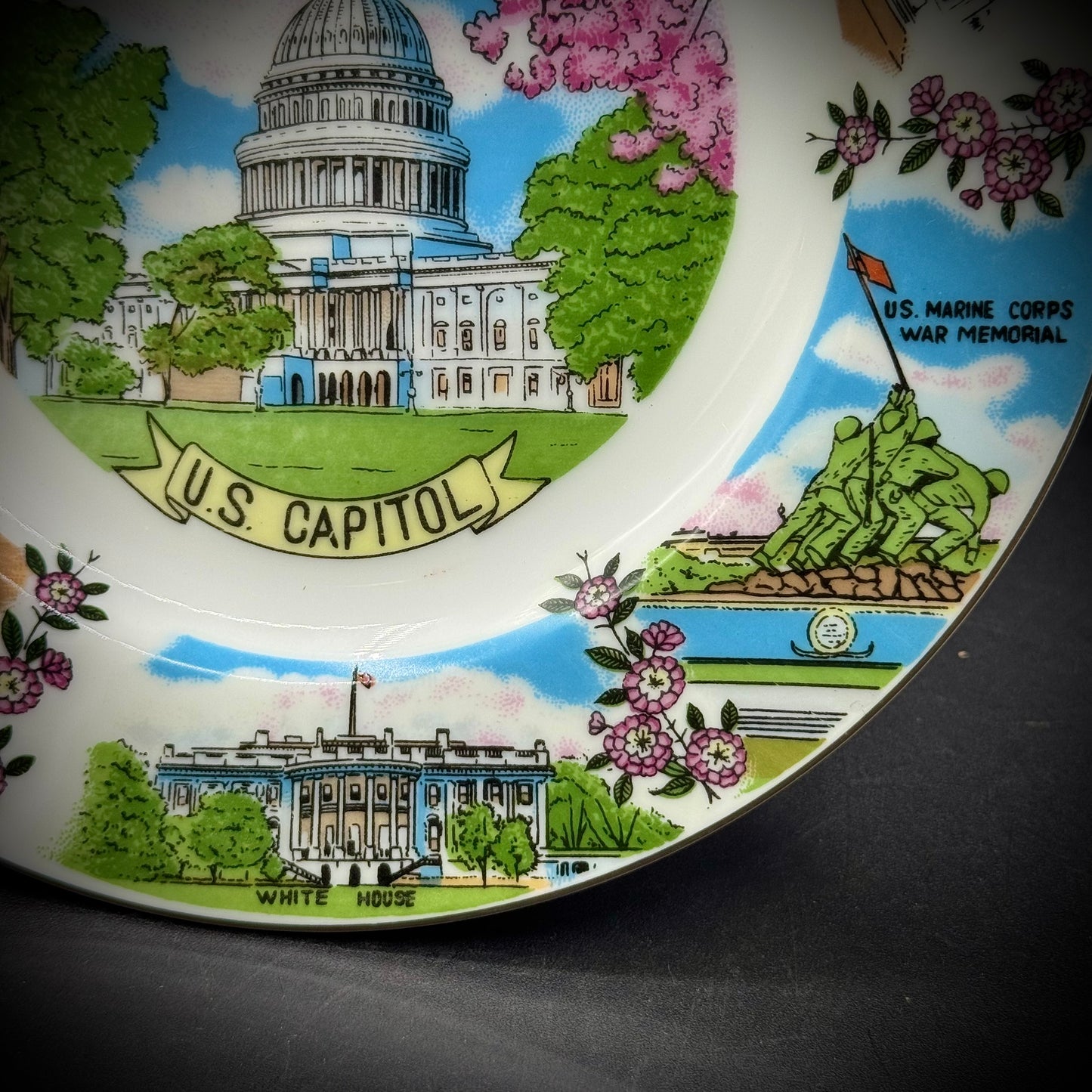 Vintage Washington D.C. Sights Dish - Made in Japan