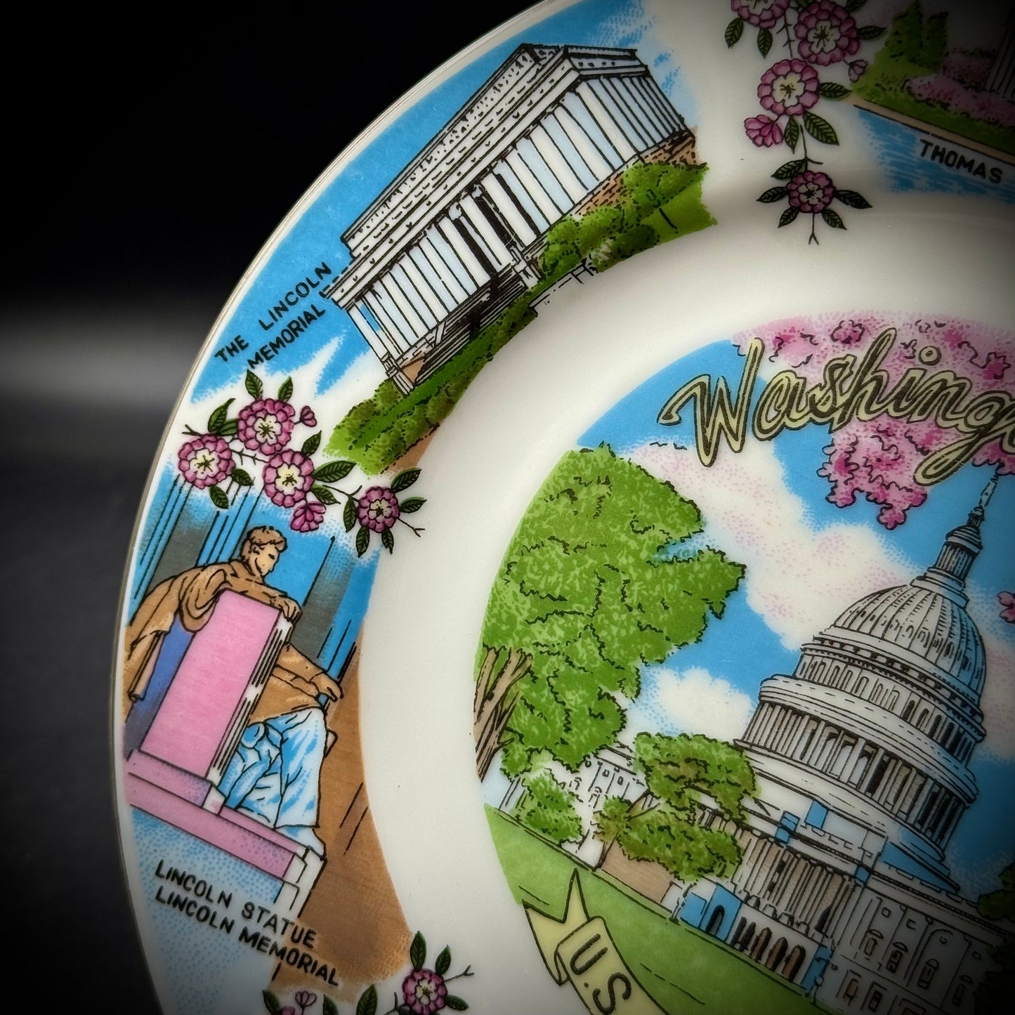 Vintage Washington D.C. Sights Dish - Made in Japan