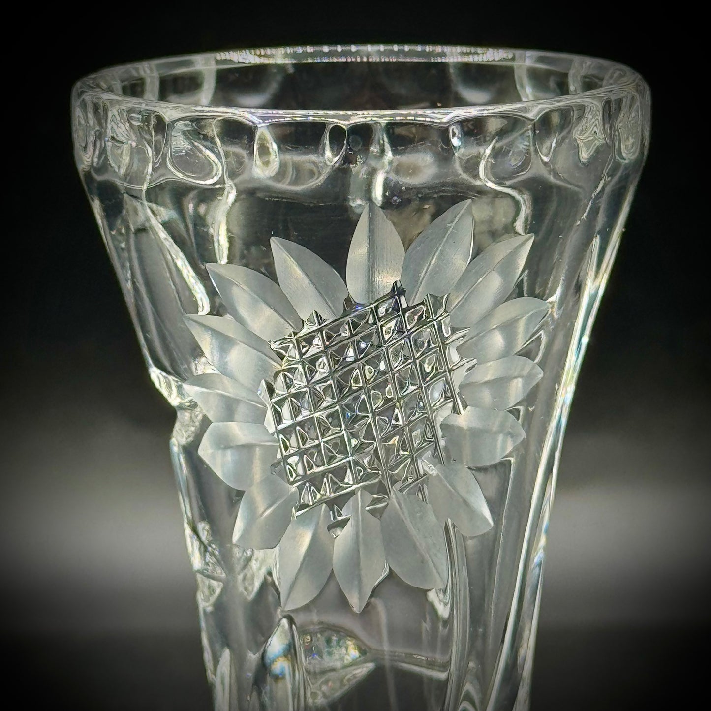 Small APG Sunflower Motif Vase