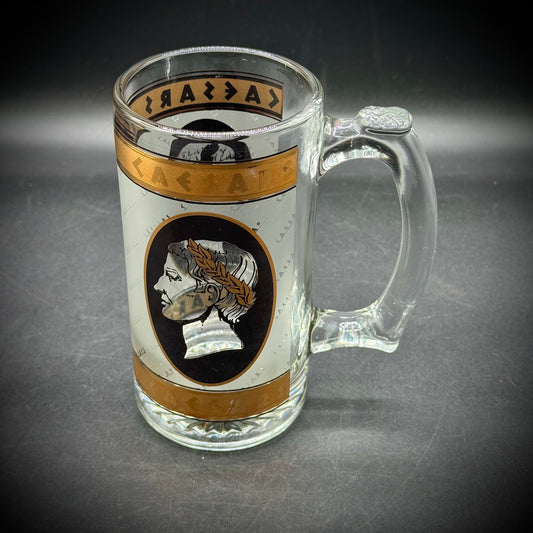 Vintage Culver-Style Caesar's Palace Las Vegas Glass Mug