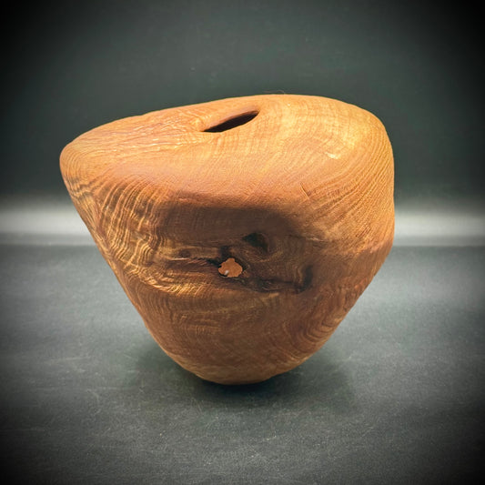 Artist Signed Madron Wood Vessel/Vase