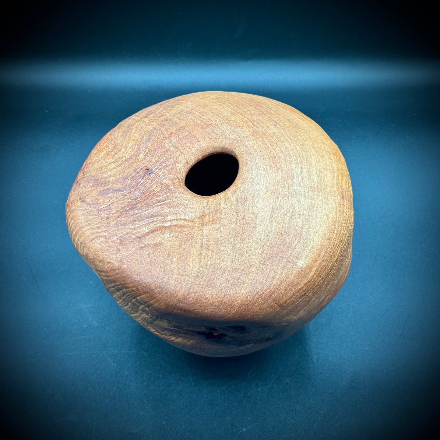 Artist Signed Madron Wood Vessel/Vase