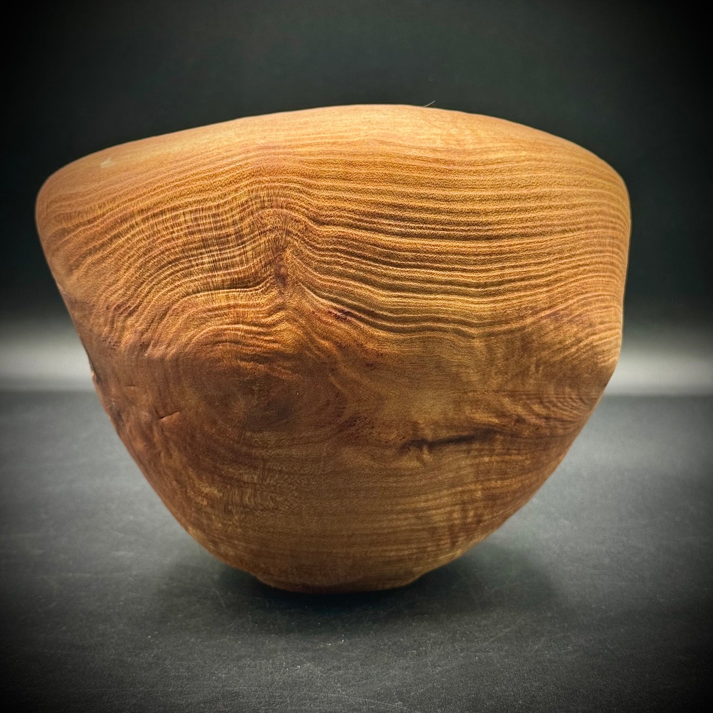Artist Signed Madron Wood Vessel/Vase