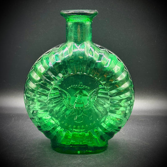 Vintage Emerald Green Federal Eagle Bottom - Made in Taiwan