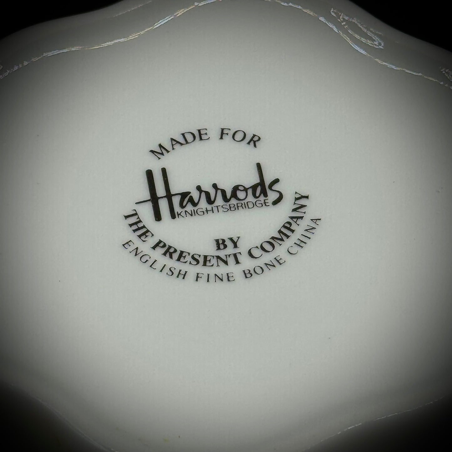 Harrod's of London English Fine Bone China Dish