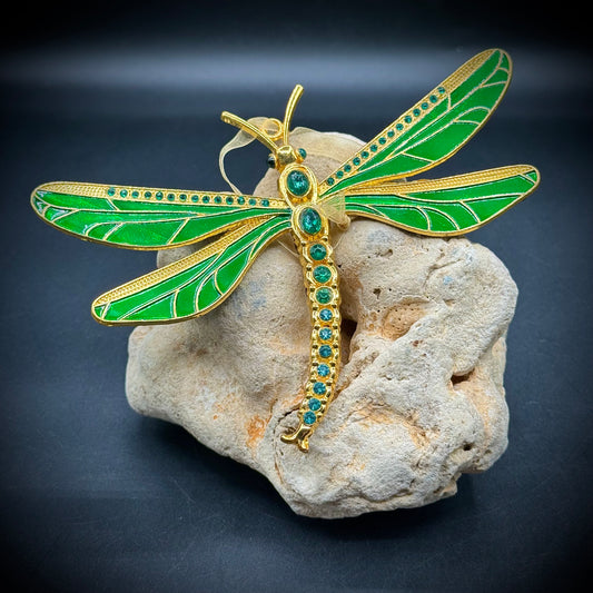 Ornate Metal Dragonfly Ornament