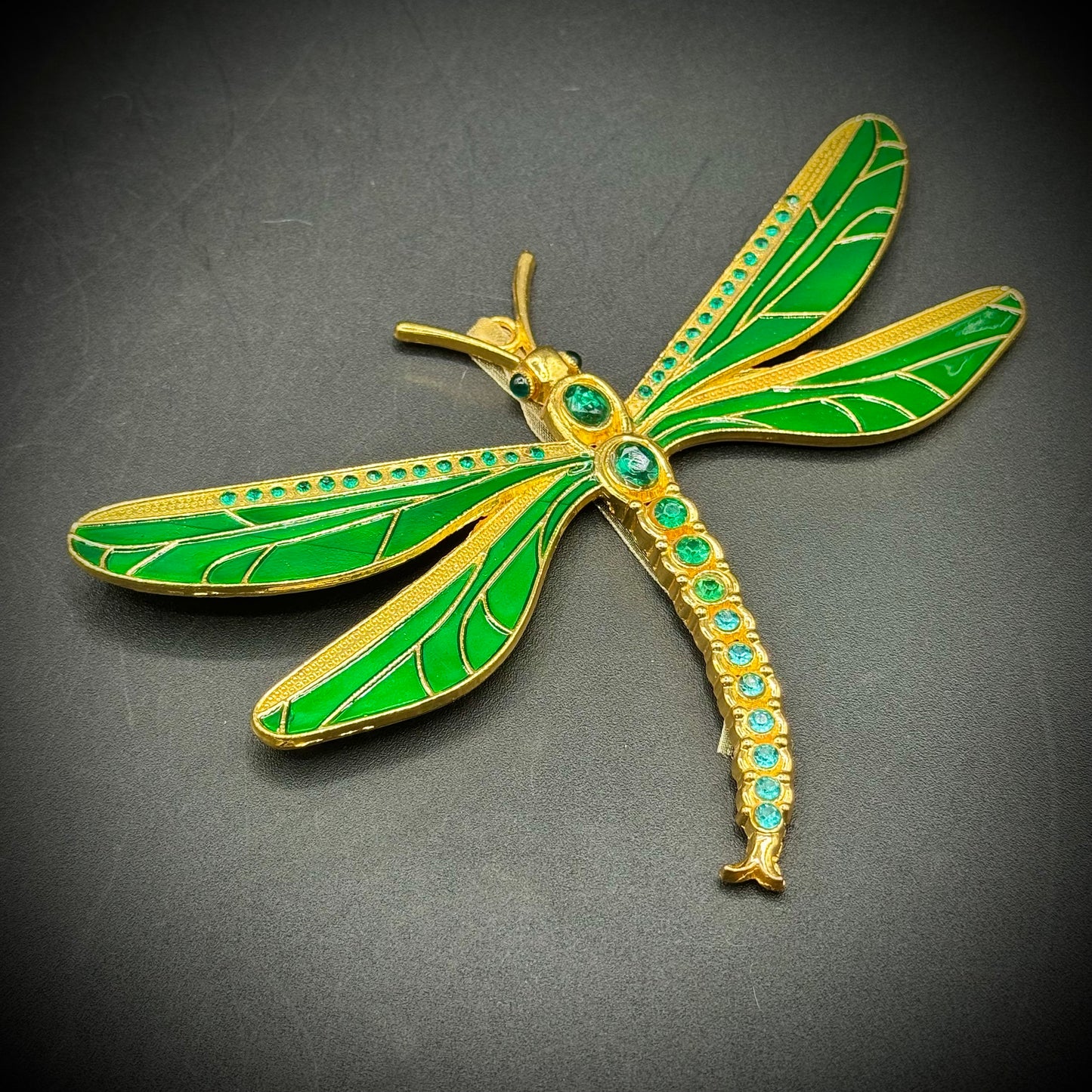 Ornate Metal Dragonfly Ornament
