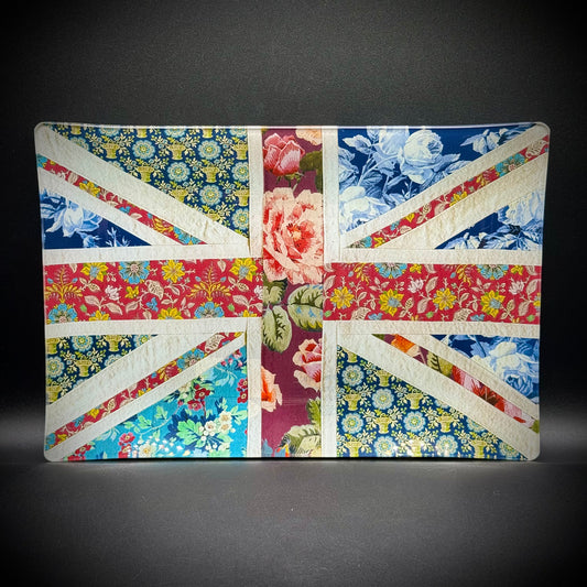 Floral Union Jack Dish Originally Sold at Bloomingdales