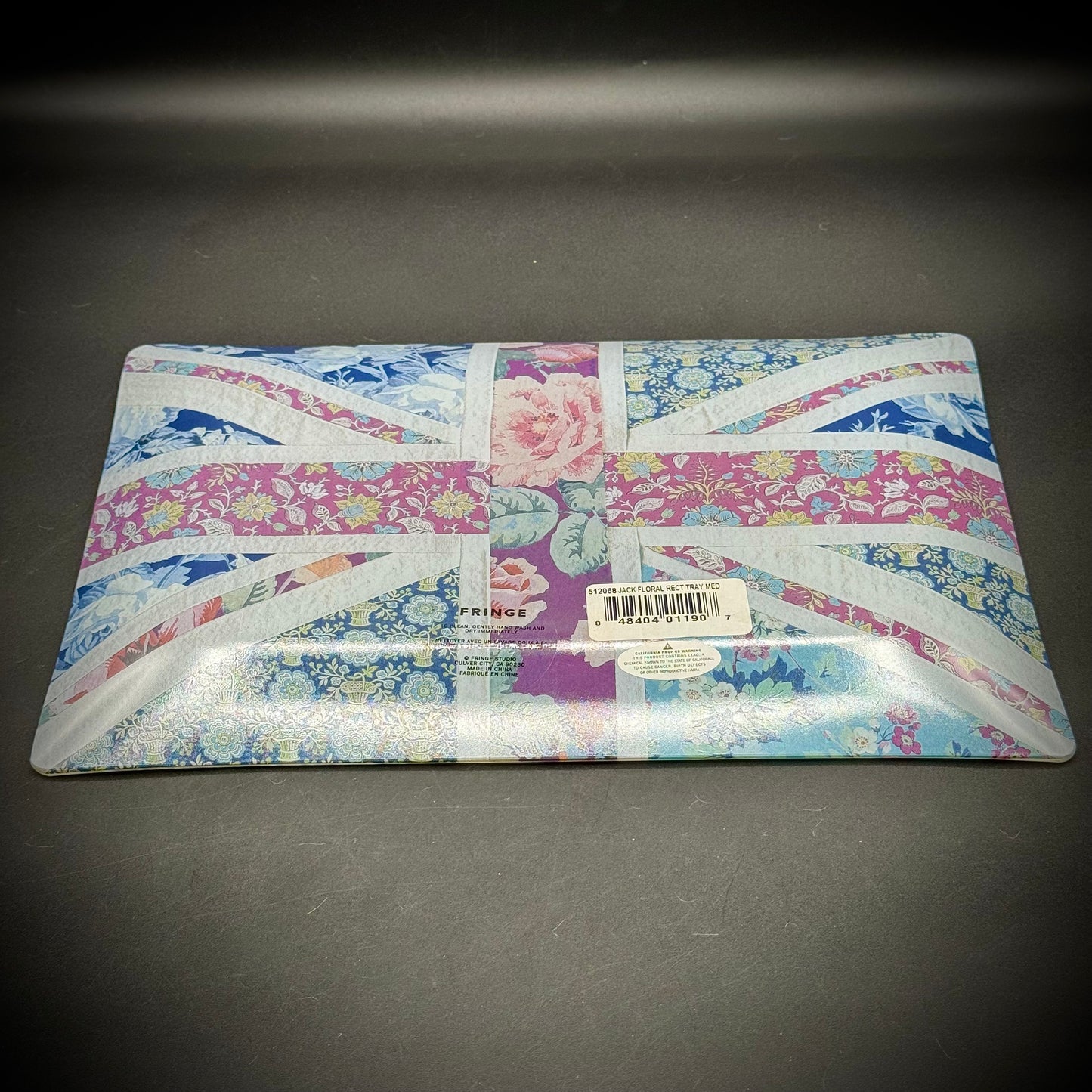 Floral Union Jack Dish Originally Sold at Bloomingdales