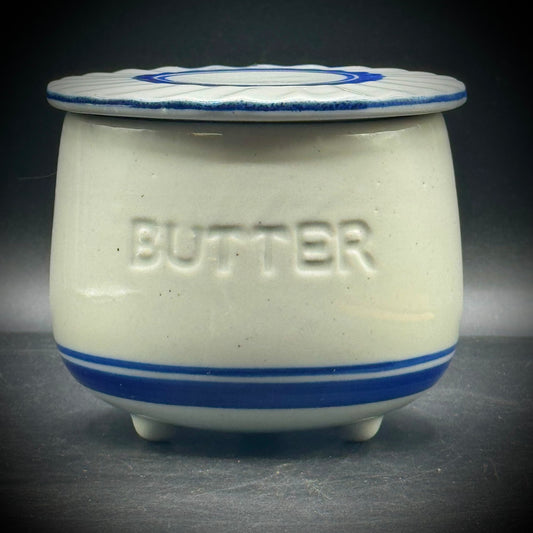 Footed Stoneware Butter Bell