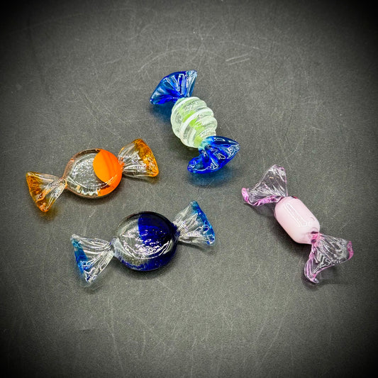 Vintage Collection of 4 Murano Glass Candy Pieces #2