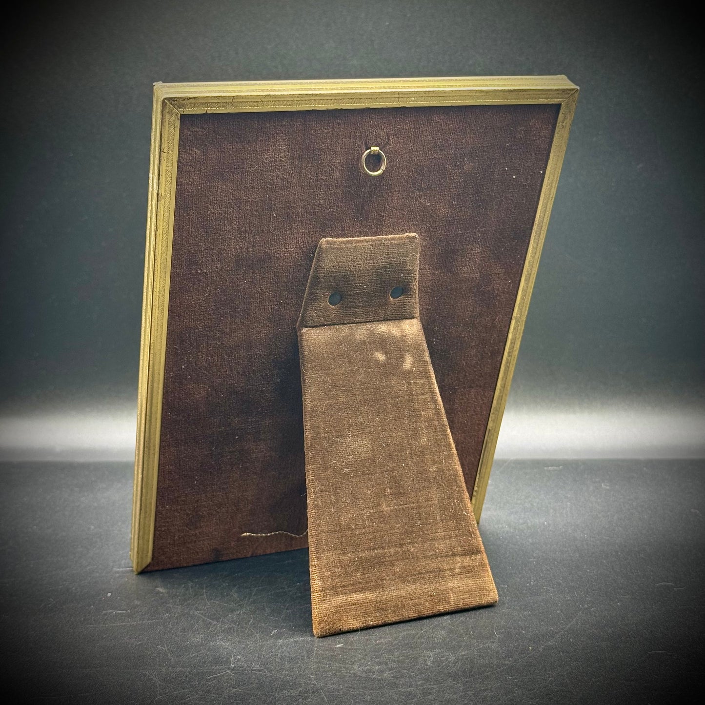 Vintage Gold Tone Metal Frame