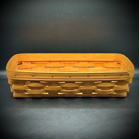 Vintage 1994 Signed Long Longaberger Basket