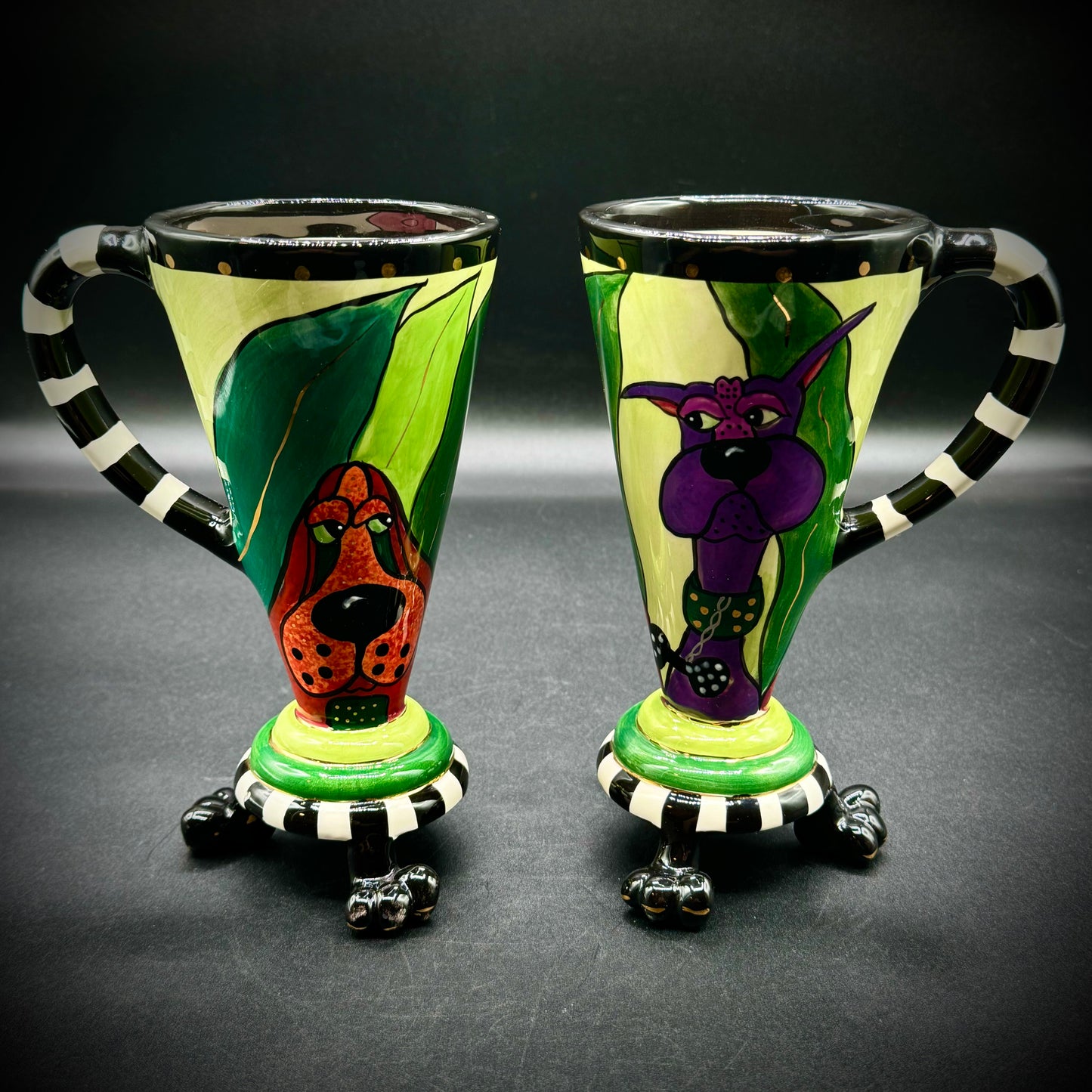 Pair of SWAK Dog Mugs