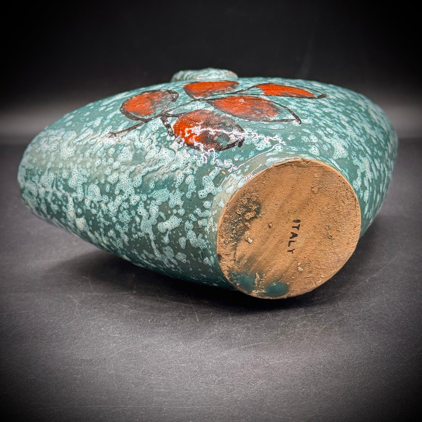 Empoli Mid Century Ceramic Basket Made in Italy