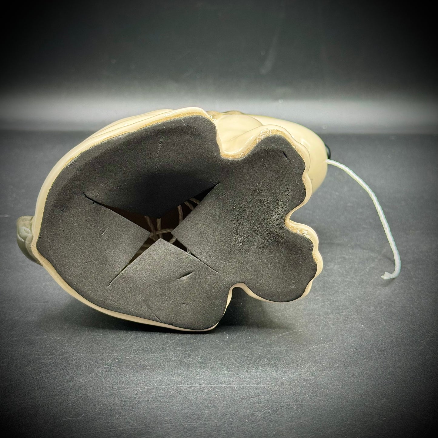 Ceramic String Dispensing Puppy Figurine