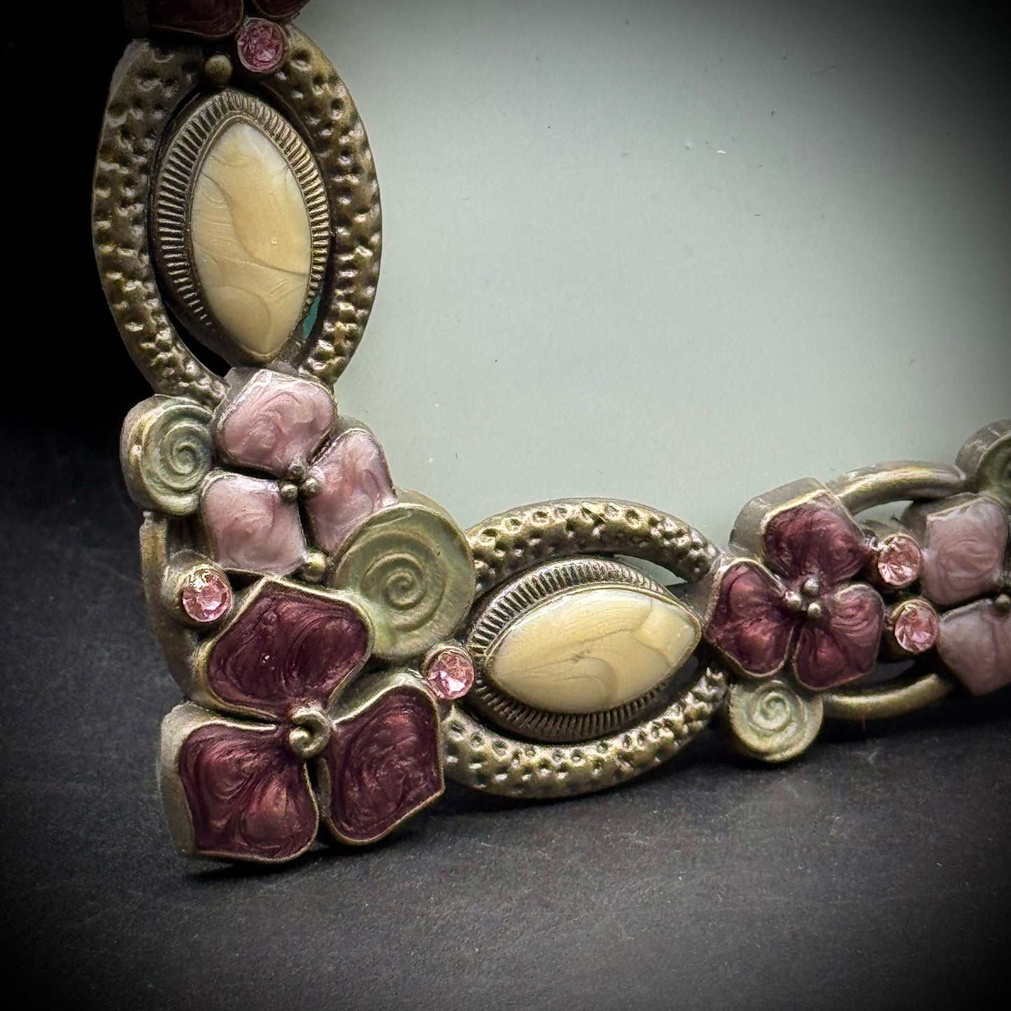 Enamel & Crystal Picture Frame