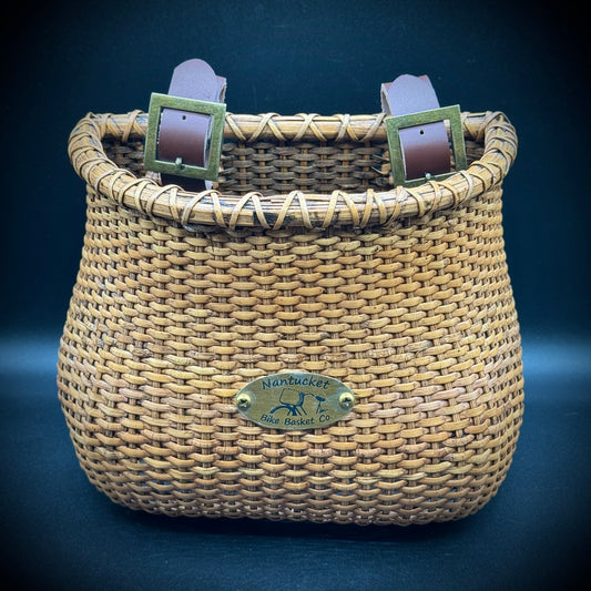New Nantucket Bike Basket w/Removable Straps