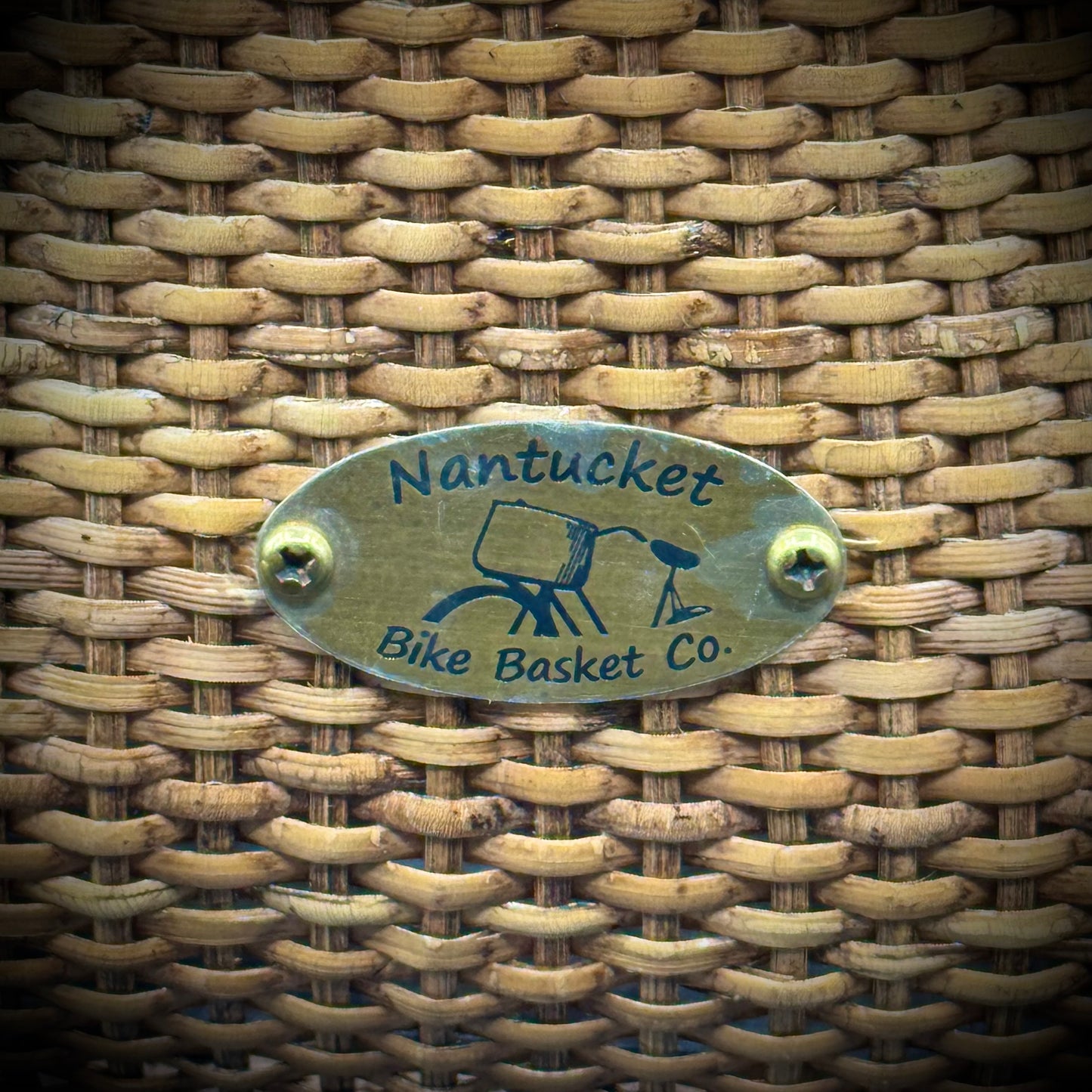 New Nantucket Bike Basket w/Removable Straps