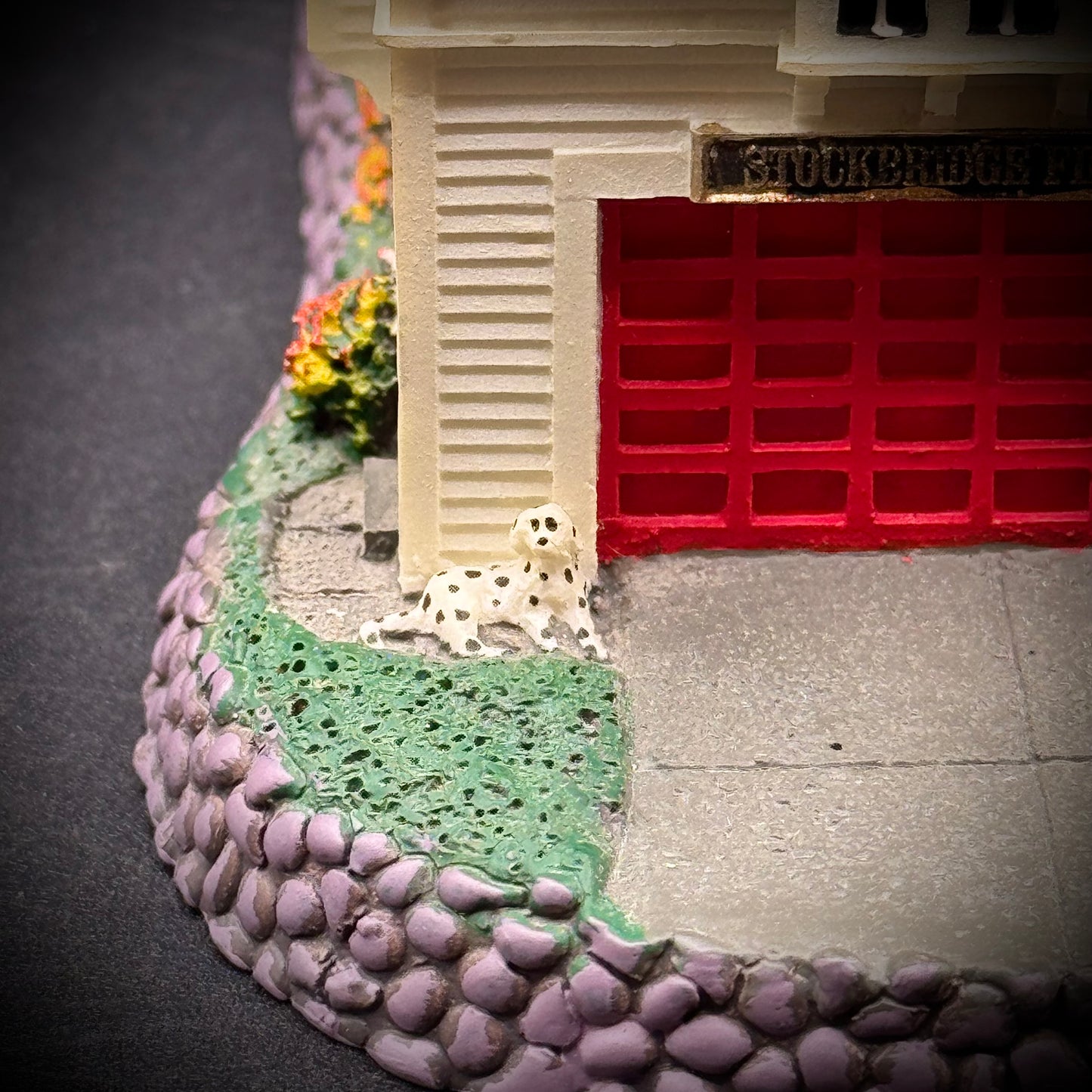 Vintage Rhodes Studio Rockwell's Hometown "The Firehouse"