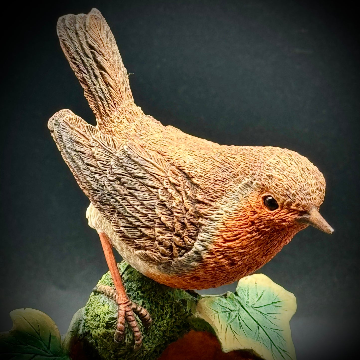 Vintage Gorham Country Artists Robin on Nest Sculpture Made in England