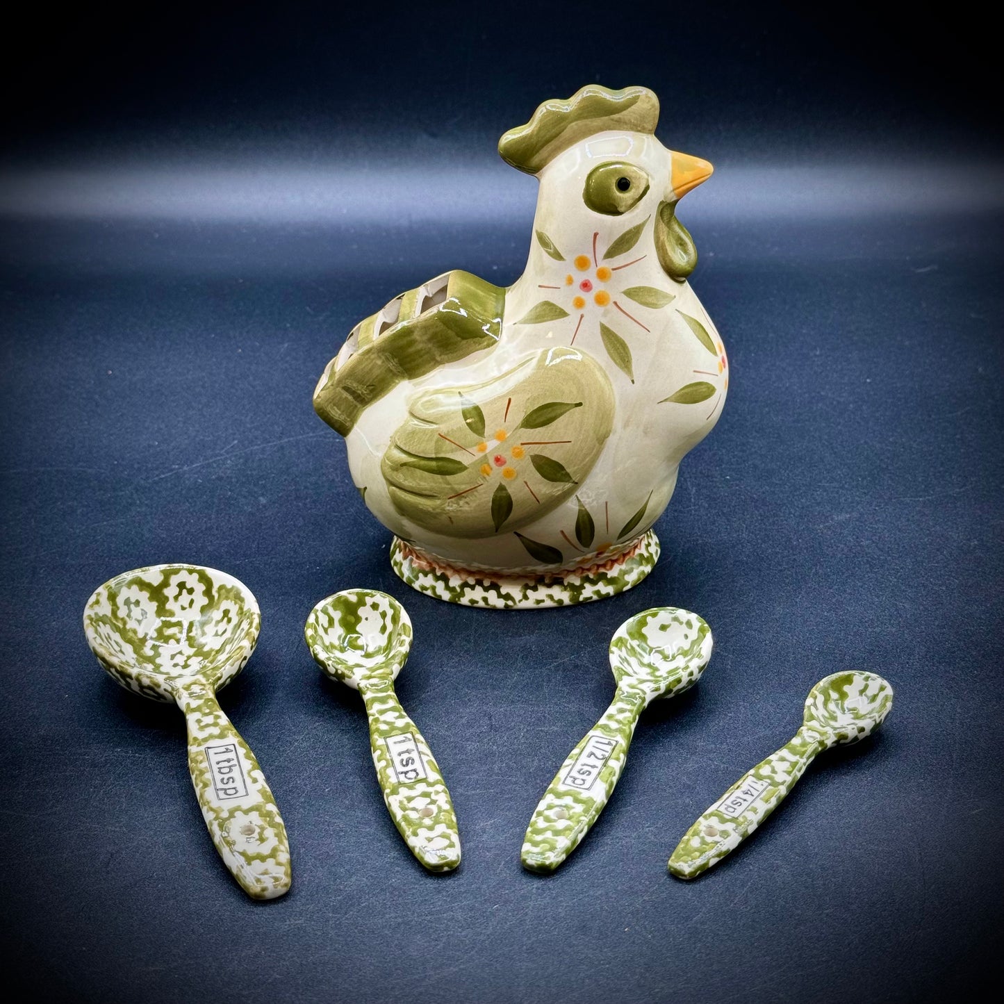 Temptations Chicken Measuring Spoon Set Picker Road Boutique