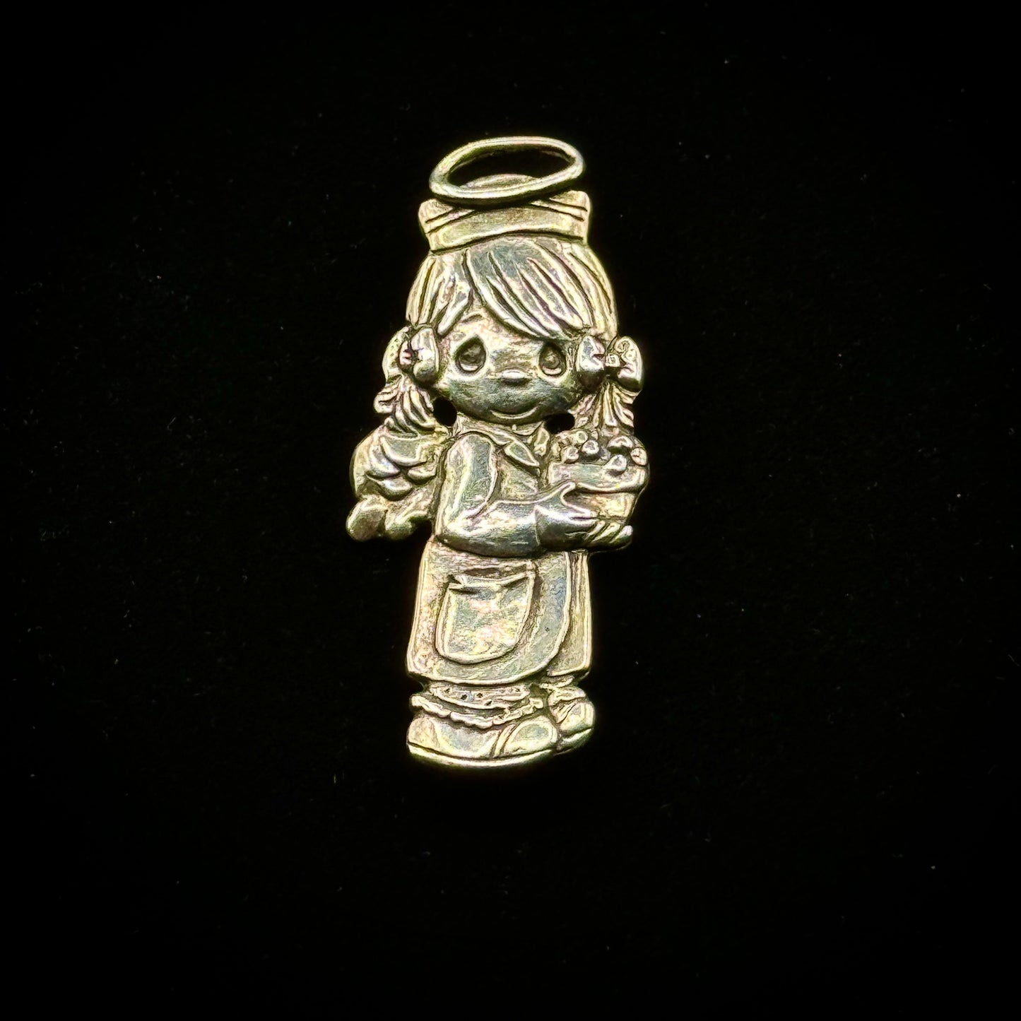 Mexican Sterling Silver Angel Pin