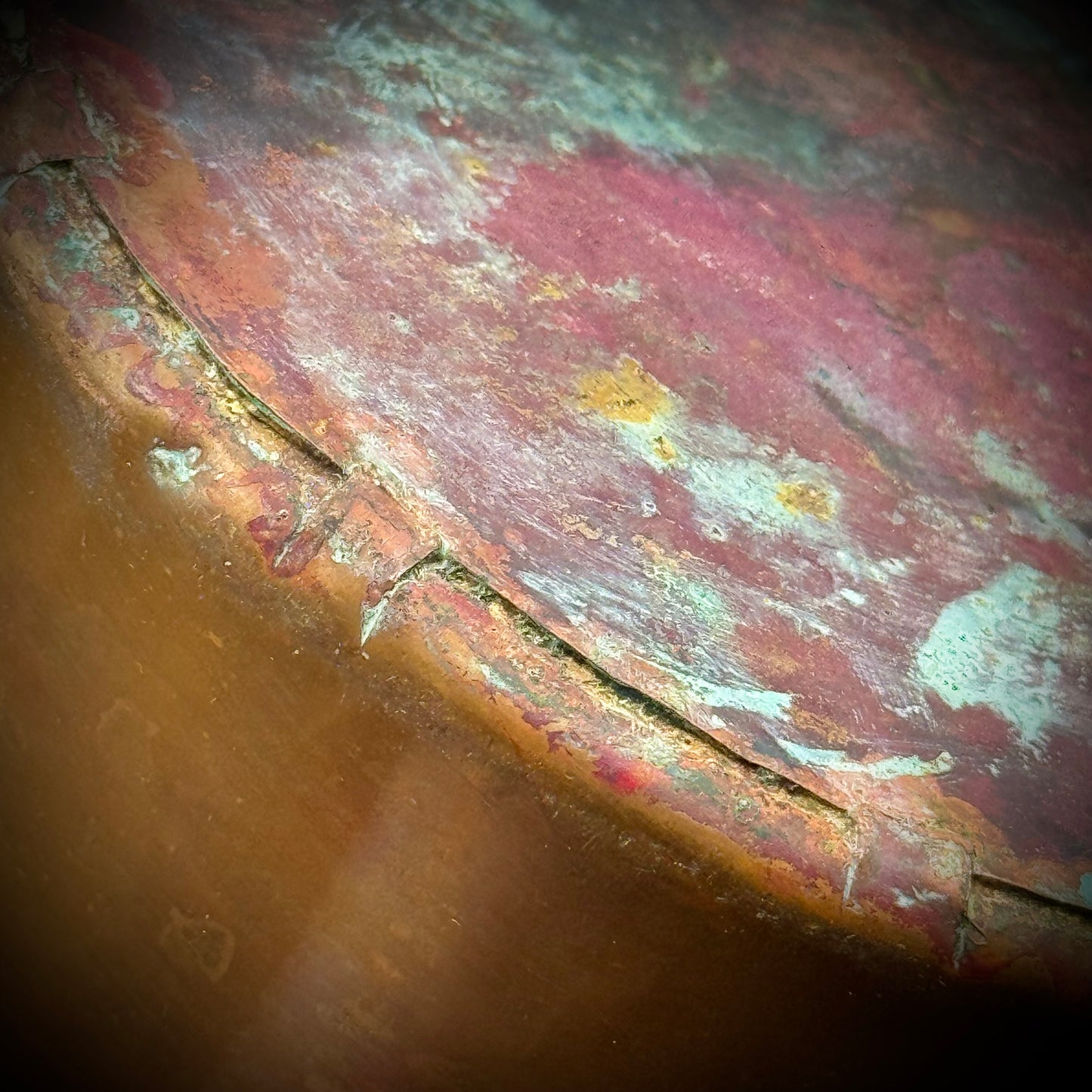 Vintage Heavy Solid Copper Pot/Planter