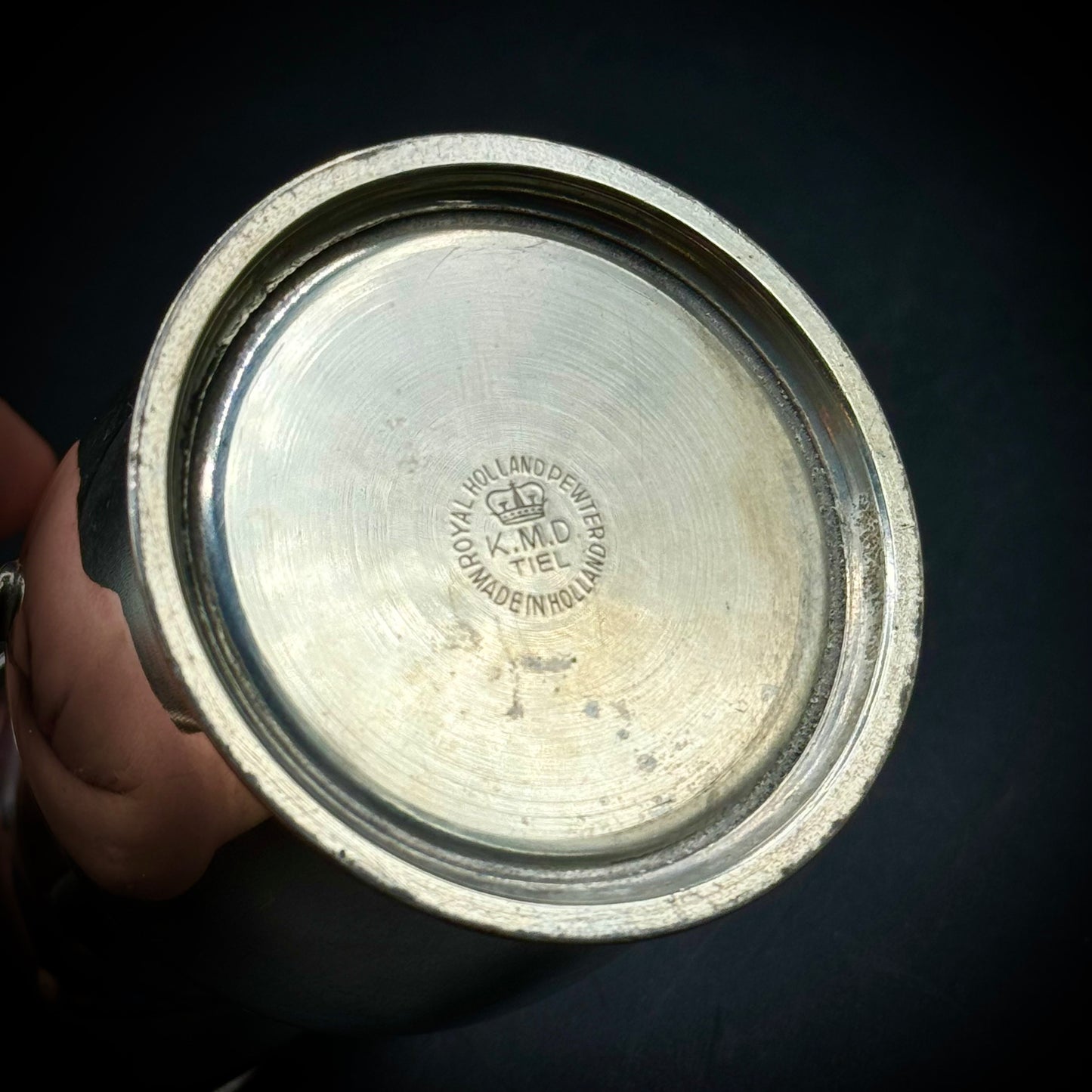 Royal Holland KMD Lidded Pewter Pitcher/Flagon