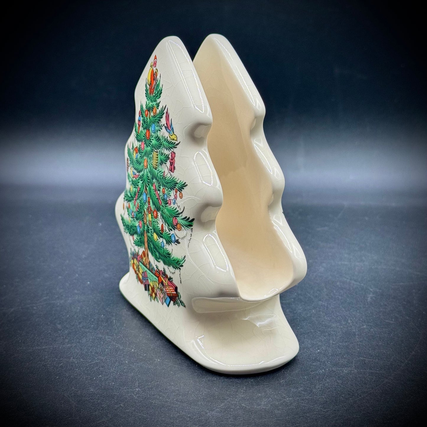 Vintage Spode Christmas Napkin Holder