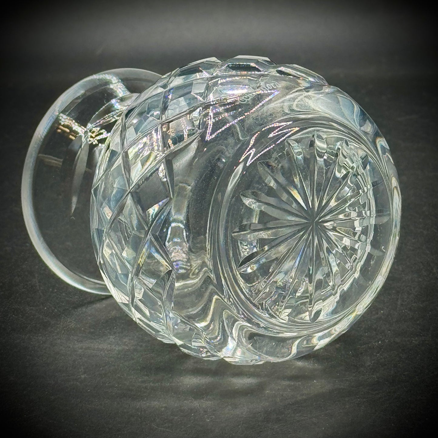 Waterford Crystal Diamond Cut Pattern Small Vase