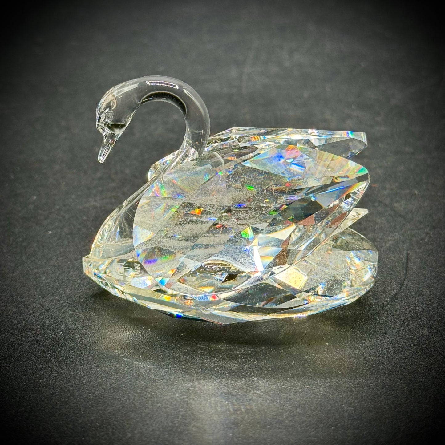 Beautiful Signed Swarovski Crystal Swan