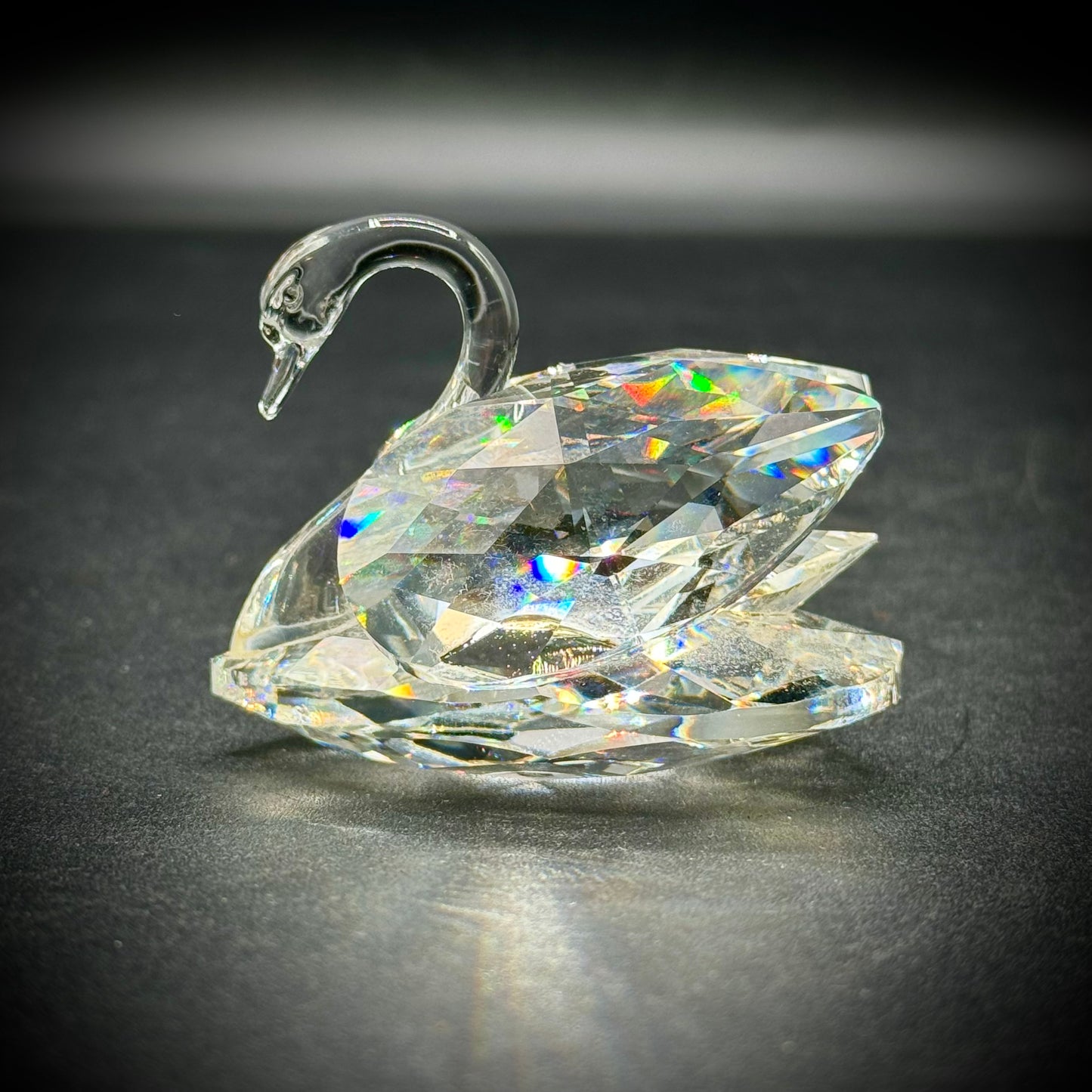 Beautiful Signed Swarovski Crystal Swan