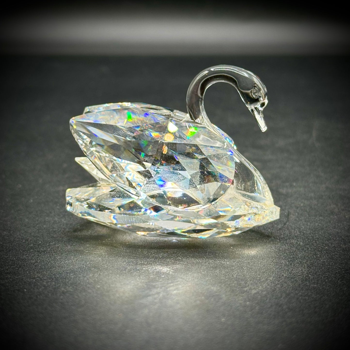 Beautiful Signed Swarovski Crystal Swan