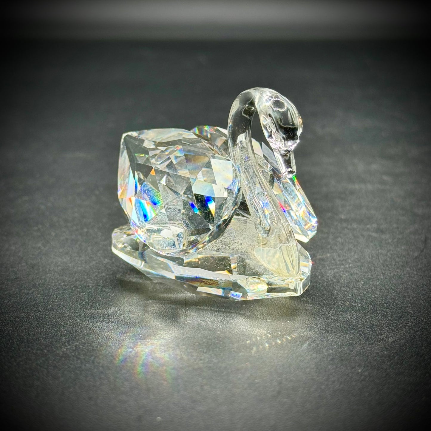 Beautiful Signed Swarovski Crystal Swan