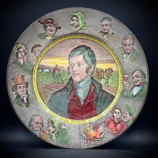 Vintage Royal Doulton Robert Burns Large Art Plate