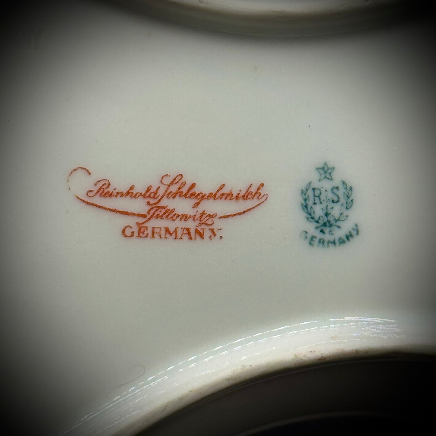 Vintage Reinhold Schlegelmilch Floral Motif Dish