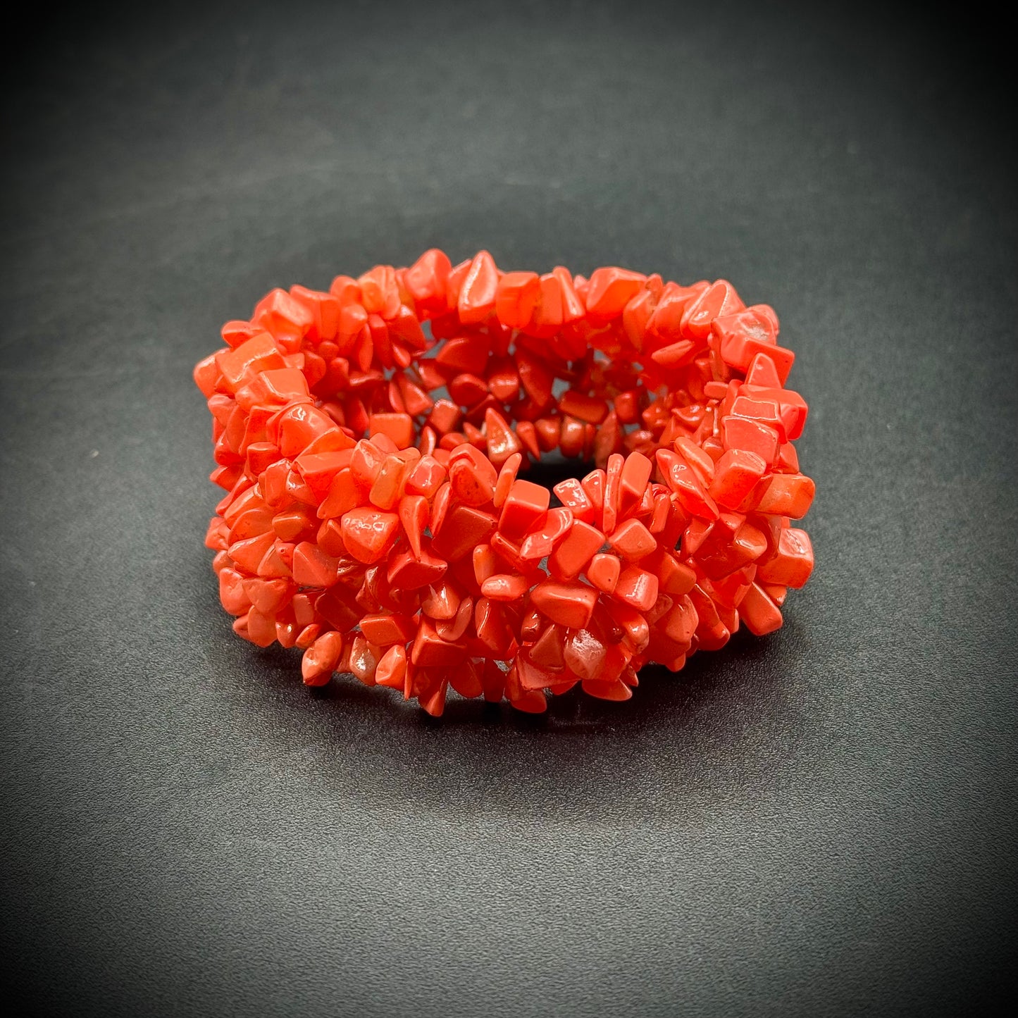 Fabulous Coral Chip Bracelet