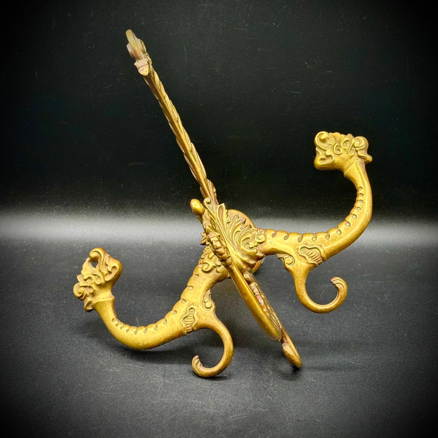 Victorian Ornate Wall Hook/Hanger w/Interpretive Bird Motif