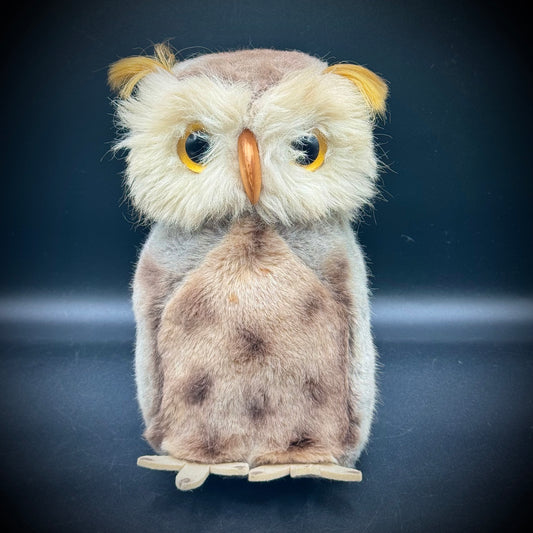 Vintage 1970s Steiff Wiggi Owl - Made in Germany