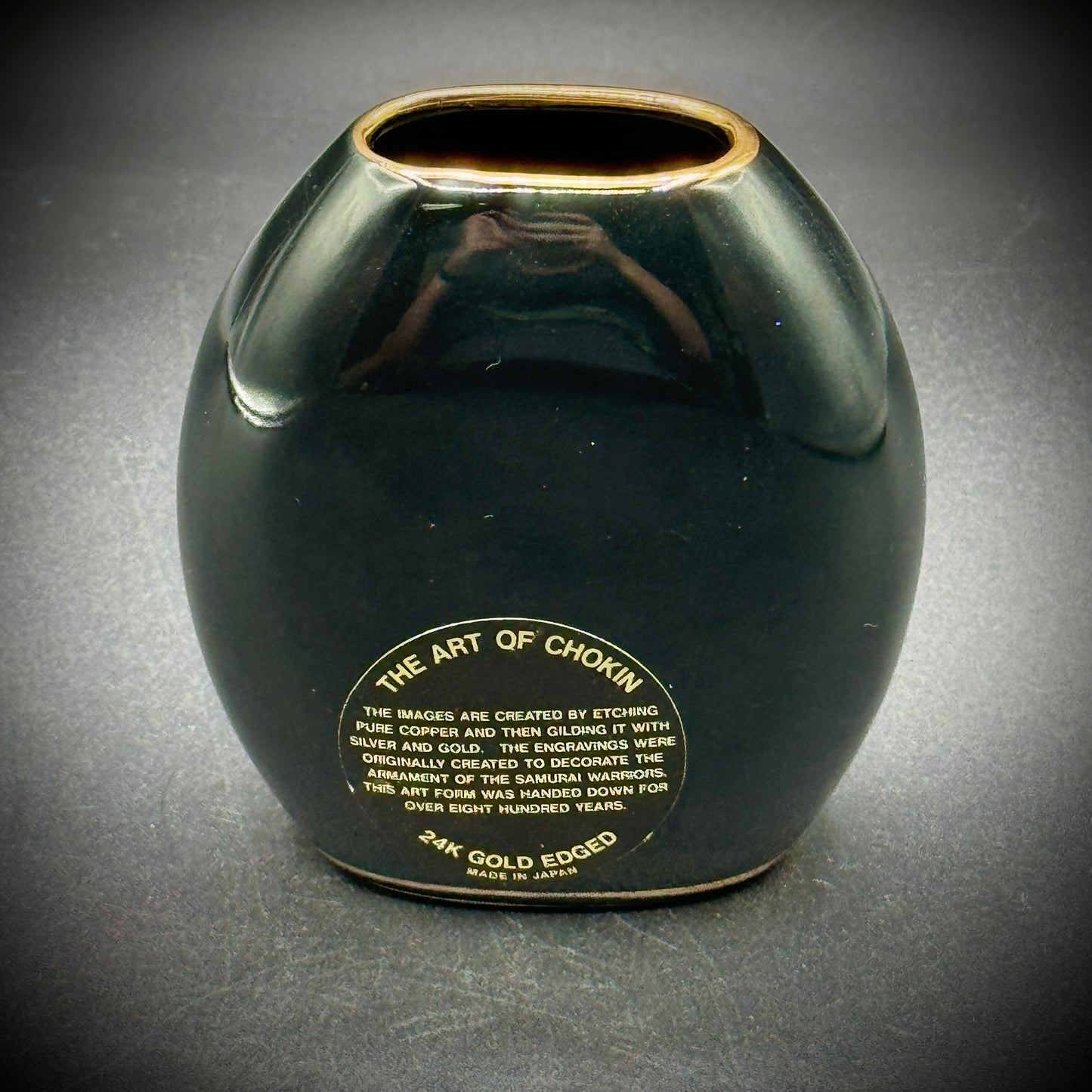 Vintage Art of Chokin Vase - Made in Japan
