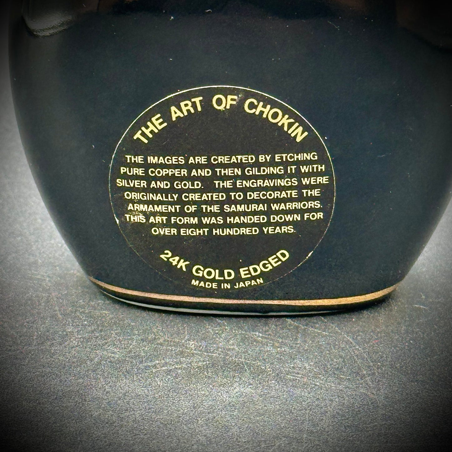 Vintage Art of Chokin Vase - Made in Japan