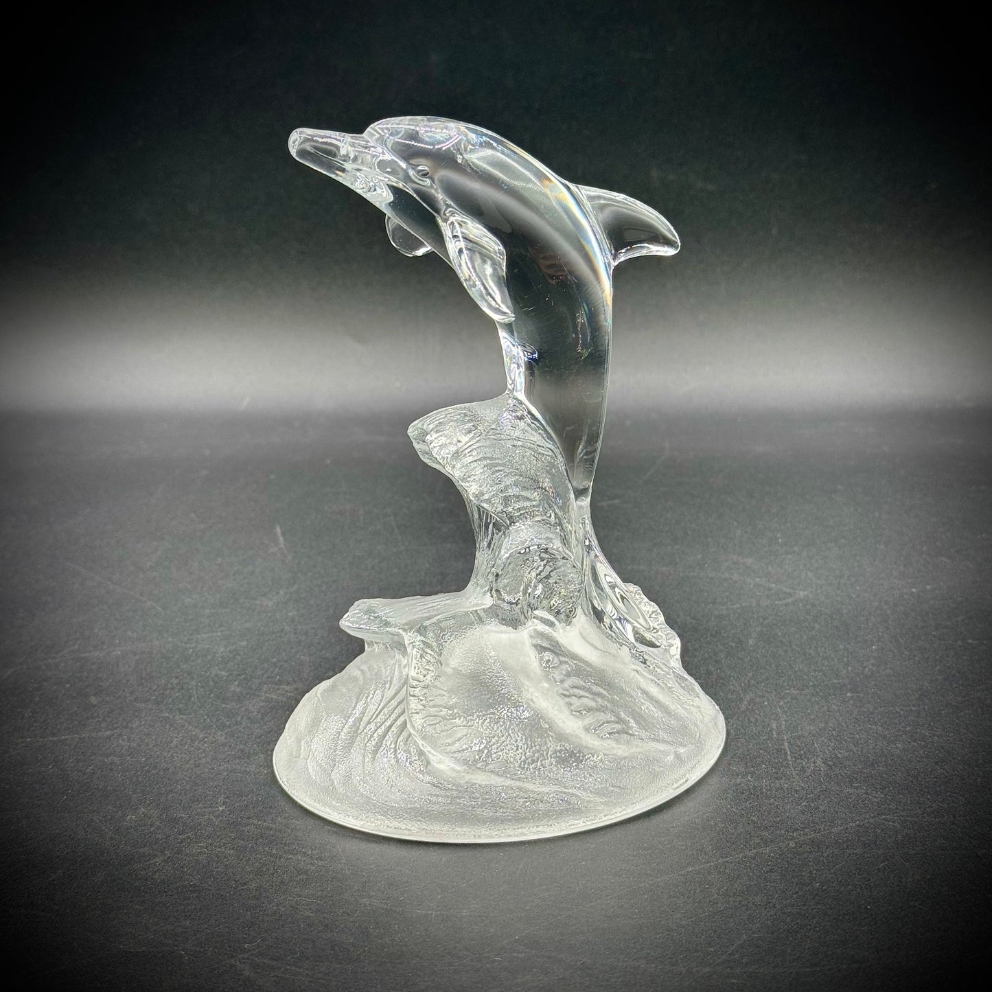 Cristal d'Arques Dolphin Sculpture