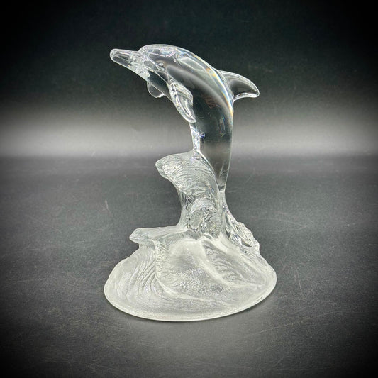 Cristal d'Arques Dolphin Sculpture