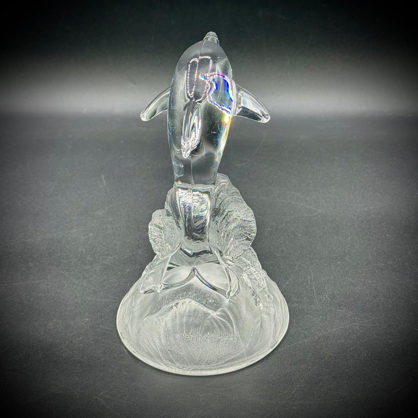 Cristal d'Arques Dolphin Sculpture
